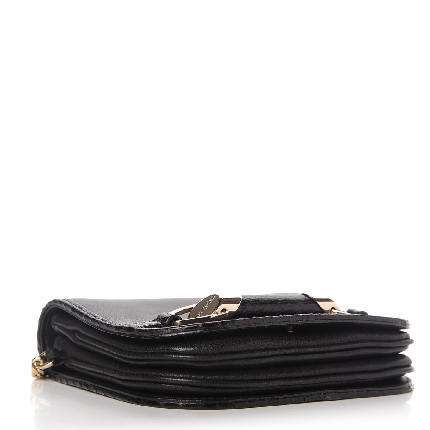 Lambskin Elaphe Zadie Flap Bag Black