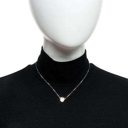 Cartier 18K White Gold Diamond Scarab Necklace 5 of 5