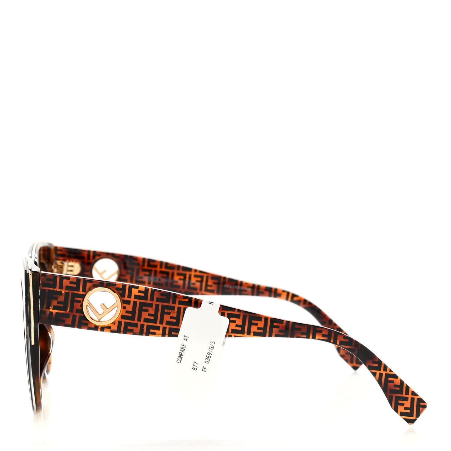 Acetate F is Fendi FF Sunglasses 0359/S Tortoise Camouflage