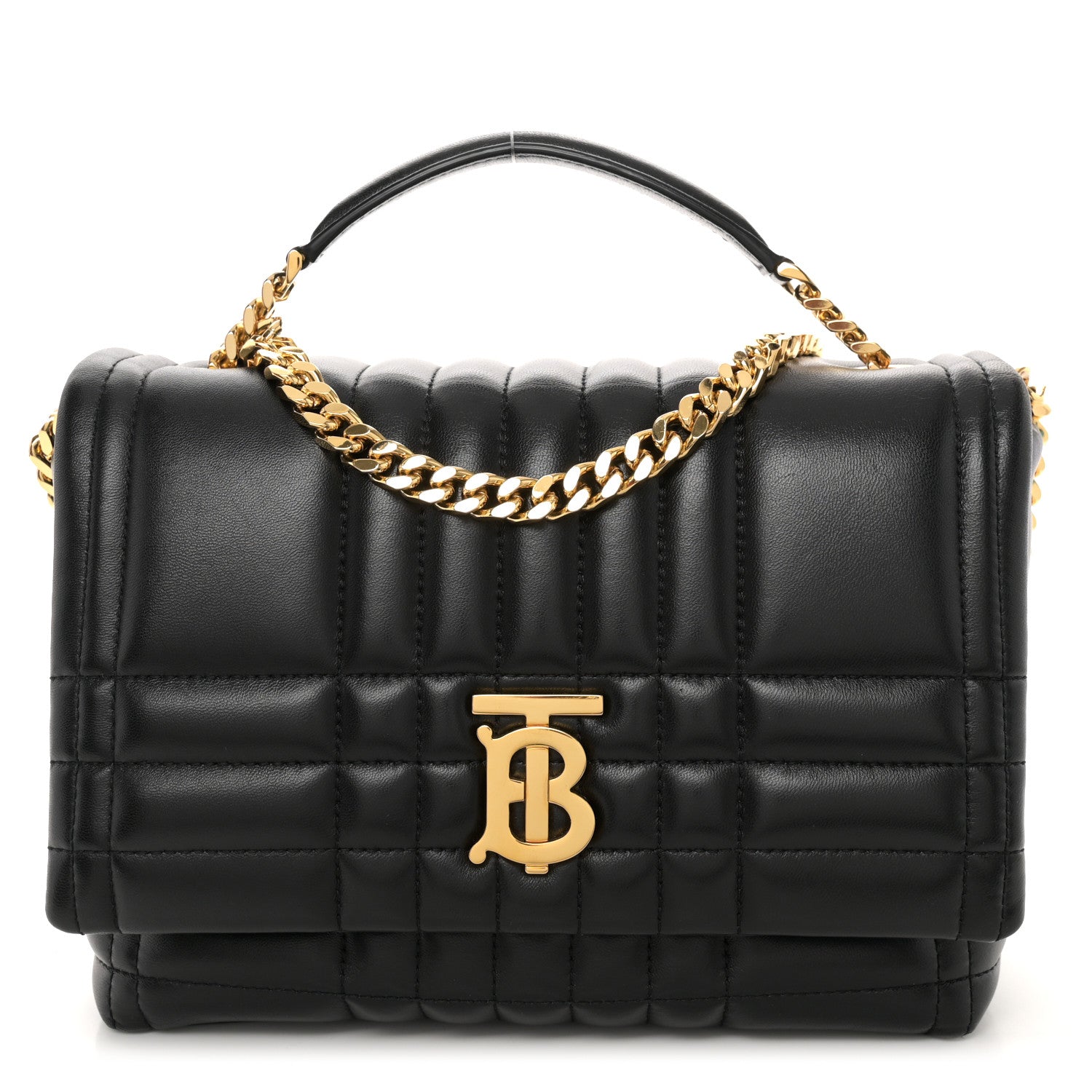 Burberry Lambskin Quilted Small Lola Bag Black 1 of 9