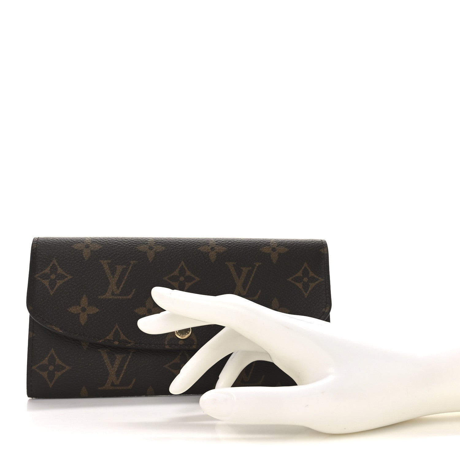 Louis Vuitton Monogram Emilie Wallet Rose Ballerine 2 of 7