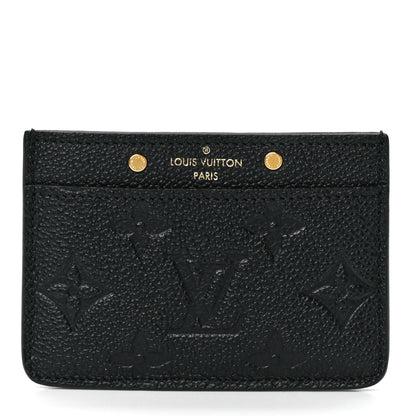 Louis Vuitton Empreinte Card Holder Black 1 of 11