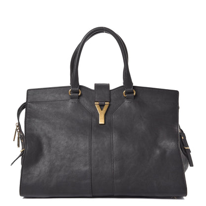 Saint Laurent Sheepskin Large Cabas ChYc Grey 1 of 11