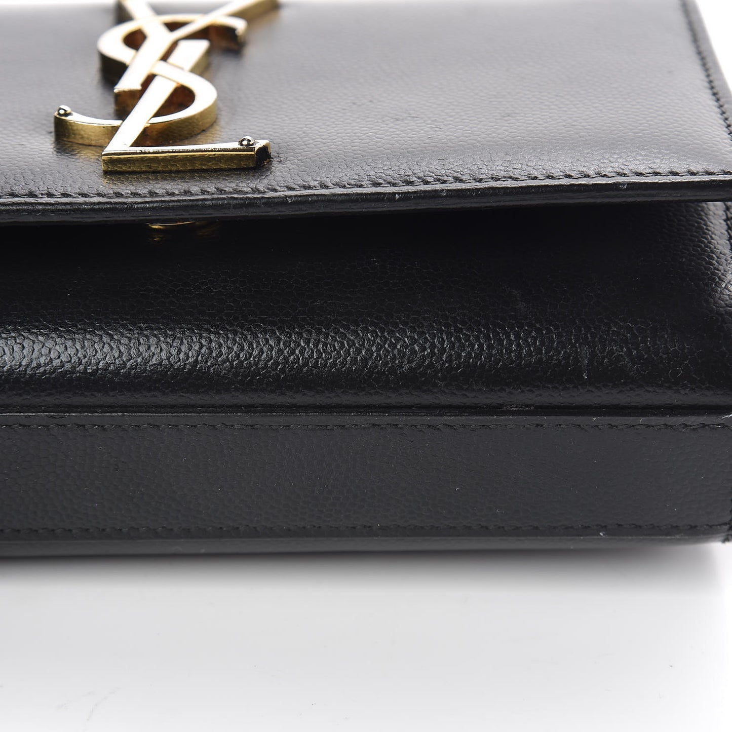 Grain De Poudre Small Monogram Kate Satchel Black