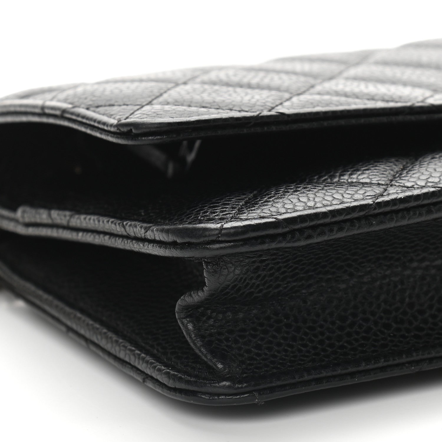 Chanel Caviar Quilted Wallet On Chain WOC Black 9 of 10