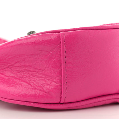 Balenciaga Agneau Arena Le Cagole Shoulder Bag XS Violet Fuxia 10 of 11