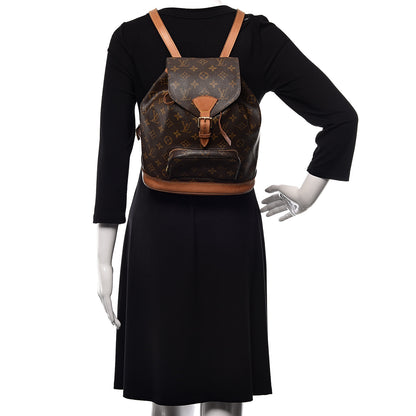 Louis Vuitton Monogram Montsouris MM Backpack 2 of 10