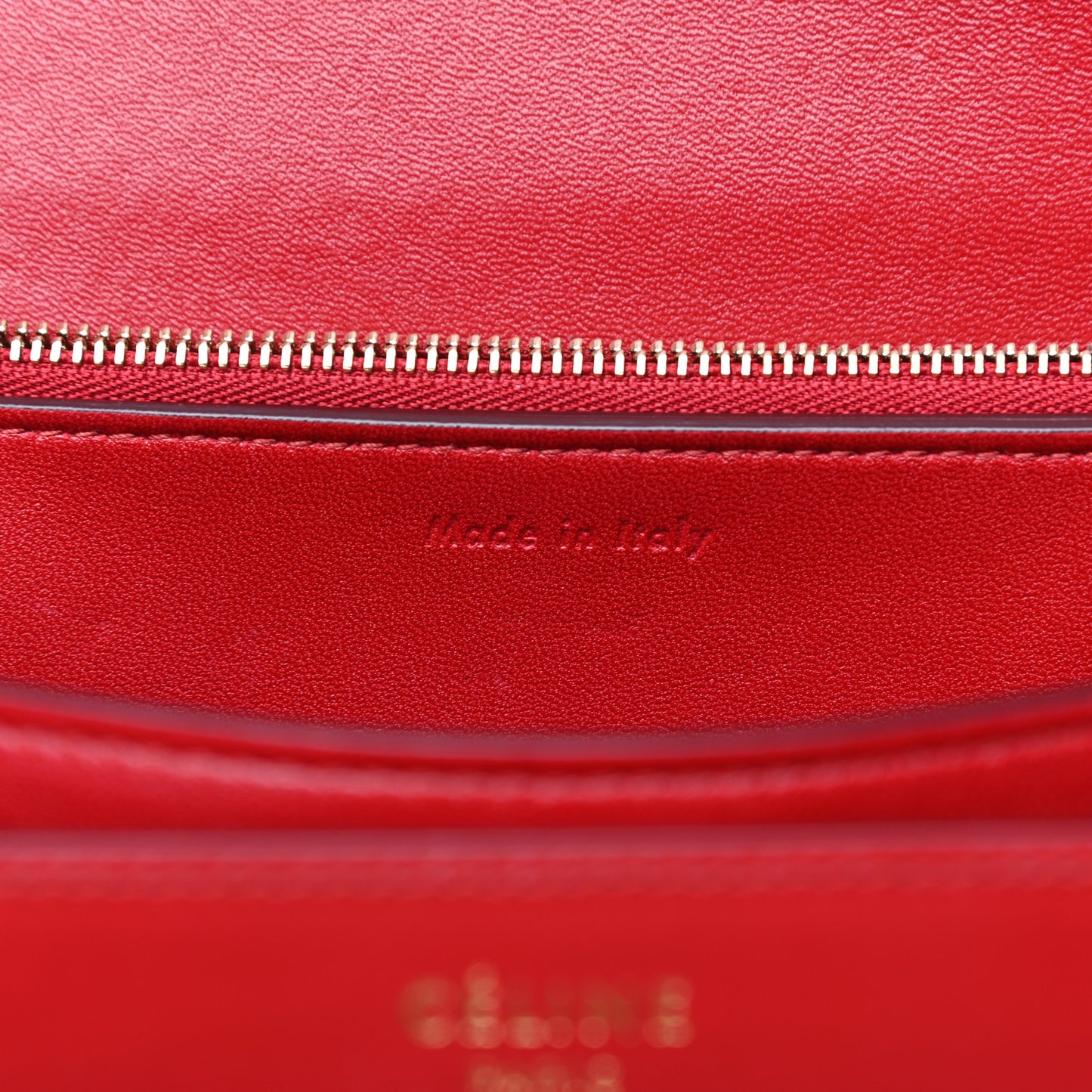 Box Calfskin Medium Classic Box Flap Bag Red