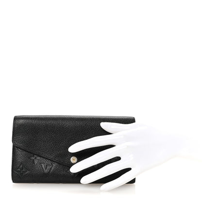 Louis Vuitton Empreinte Sarah Wallet NM Black 2 of 6