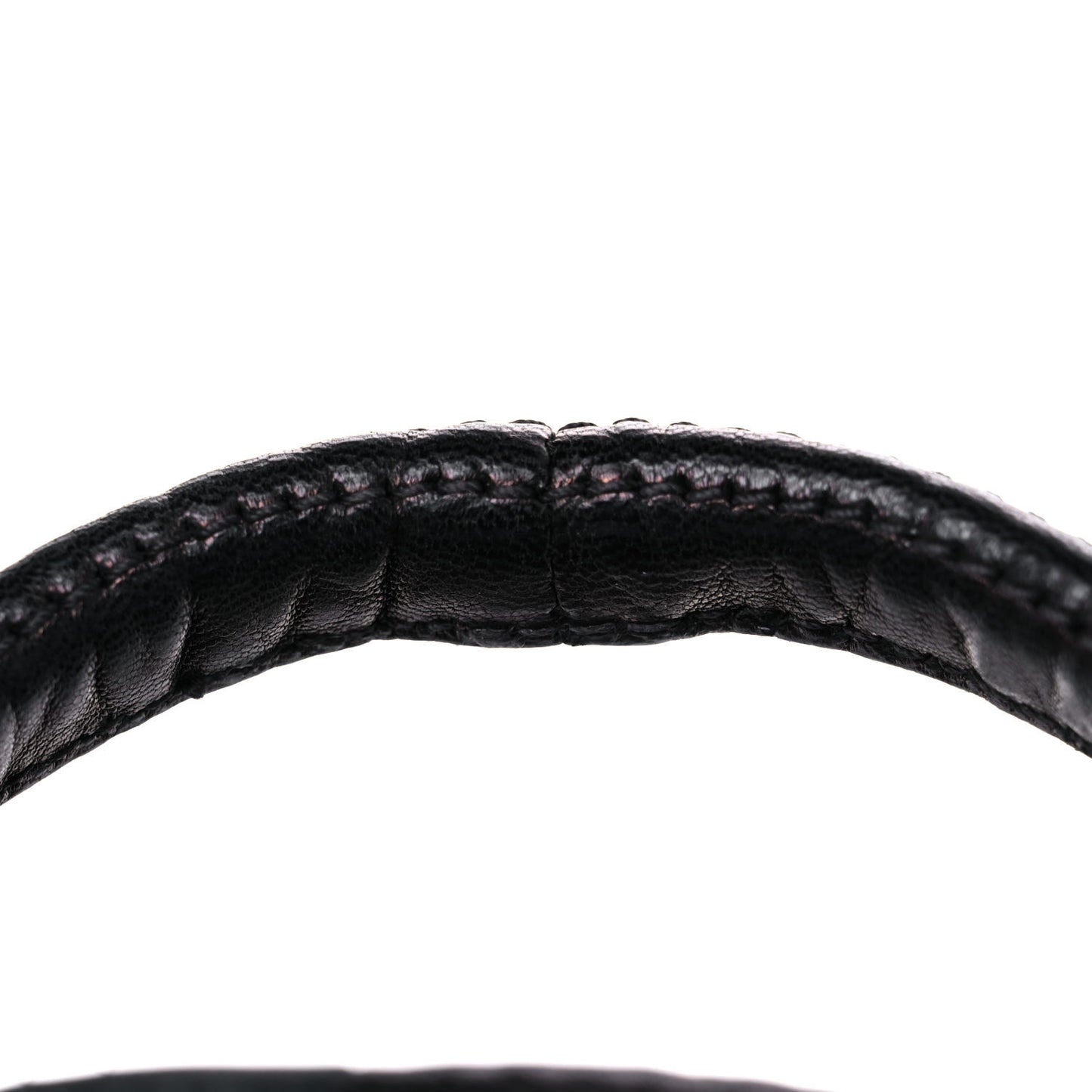 Pebbled Lambskin Mini Rockie Black Matte Black Hardware