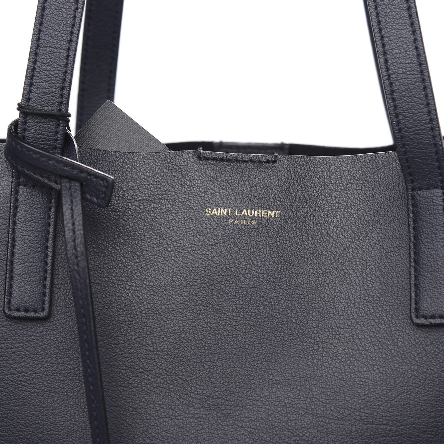 Calfskin Large Shopping Tote Deep Marine