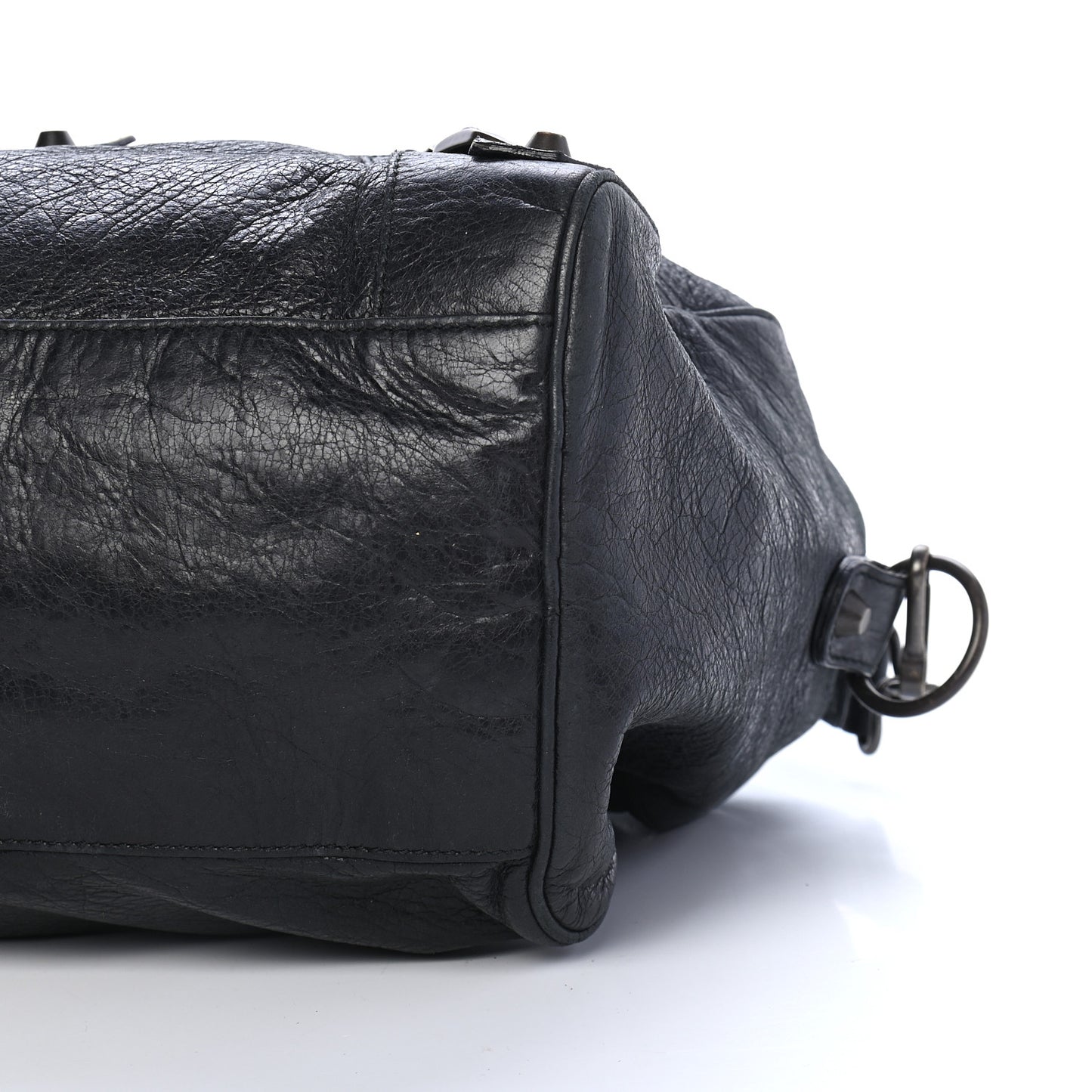 Agneau Classic Hardware Twiggy Black