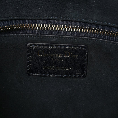 Christian Dior Lambskin Cannage Large Dioraddict Flap Bag Indigo Blue 5 of 7