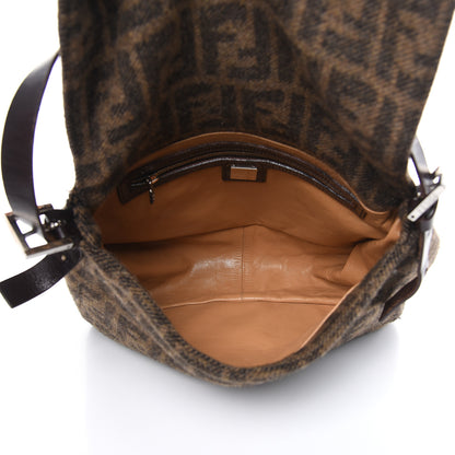 Fendi Wool Zucca Mama Baguette Tobacco 5 of 11
