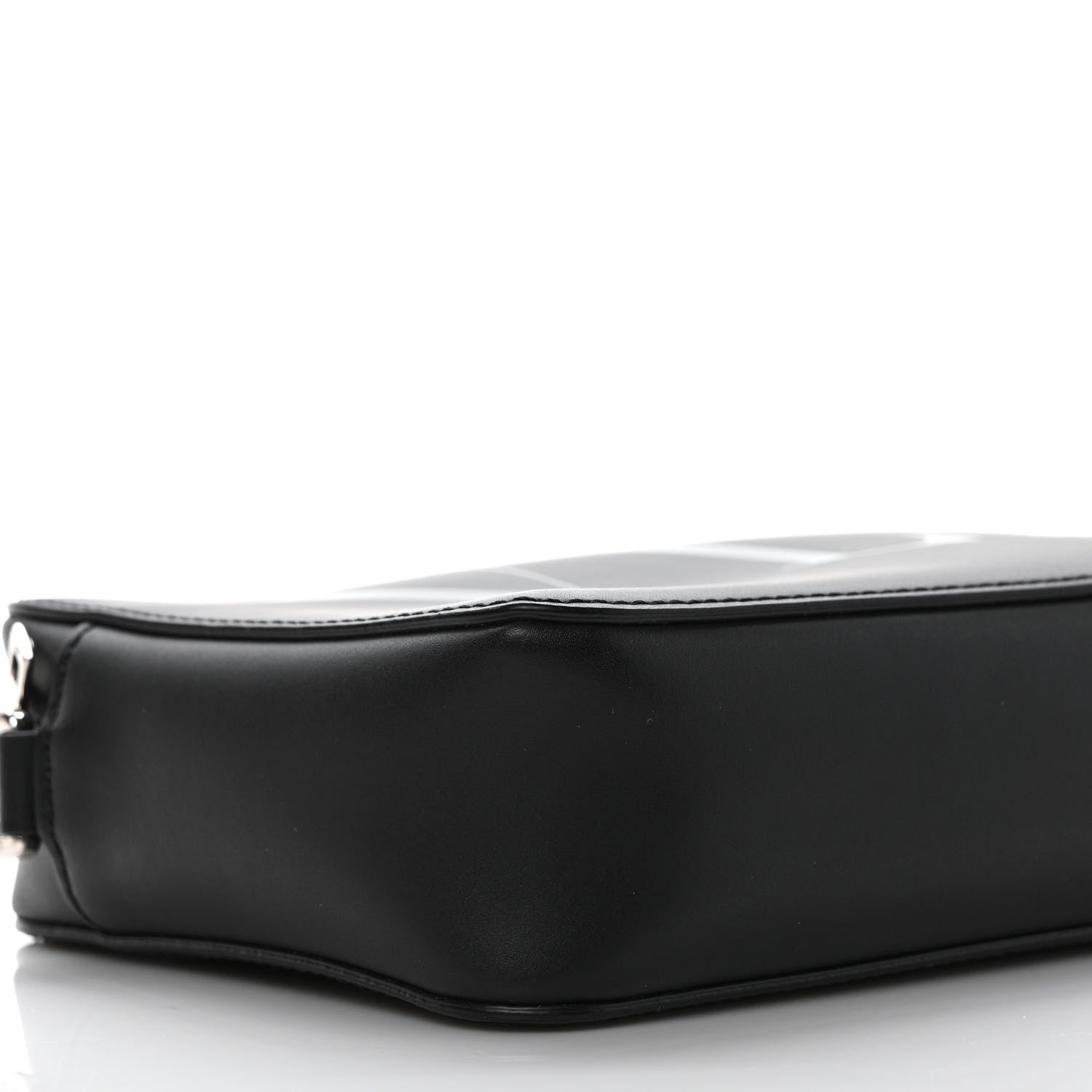 Valentino Garavani Calfskin VLTN Print Crossbody Bag Black 7 of 8