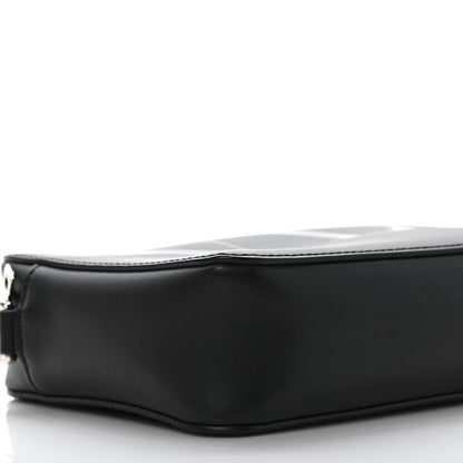 Valentino Garavani Calfskin VLTN Print Crossbody Bag Black 7 of 8