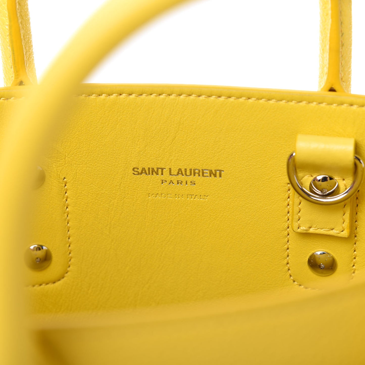 Grained Calfskin Nano Sac De Jour