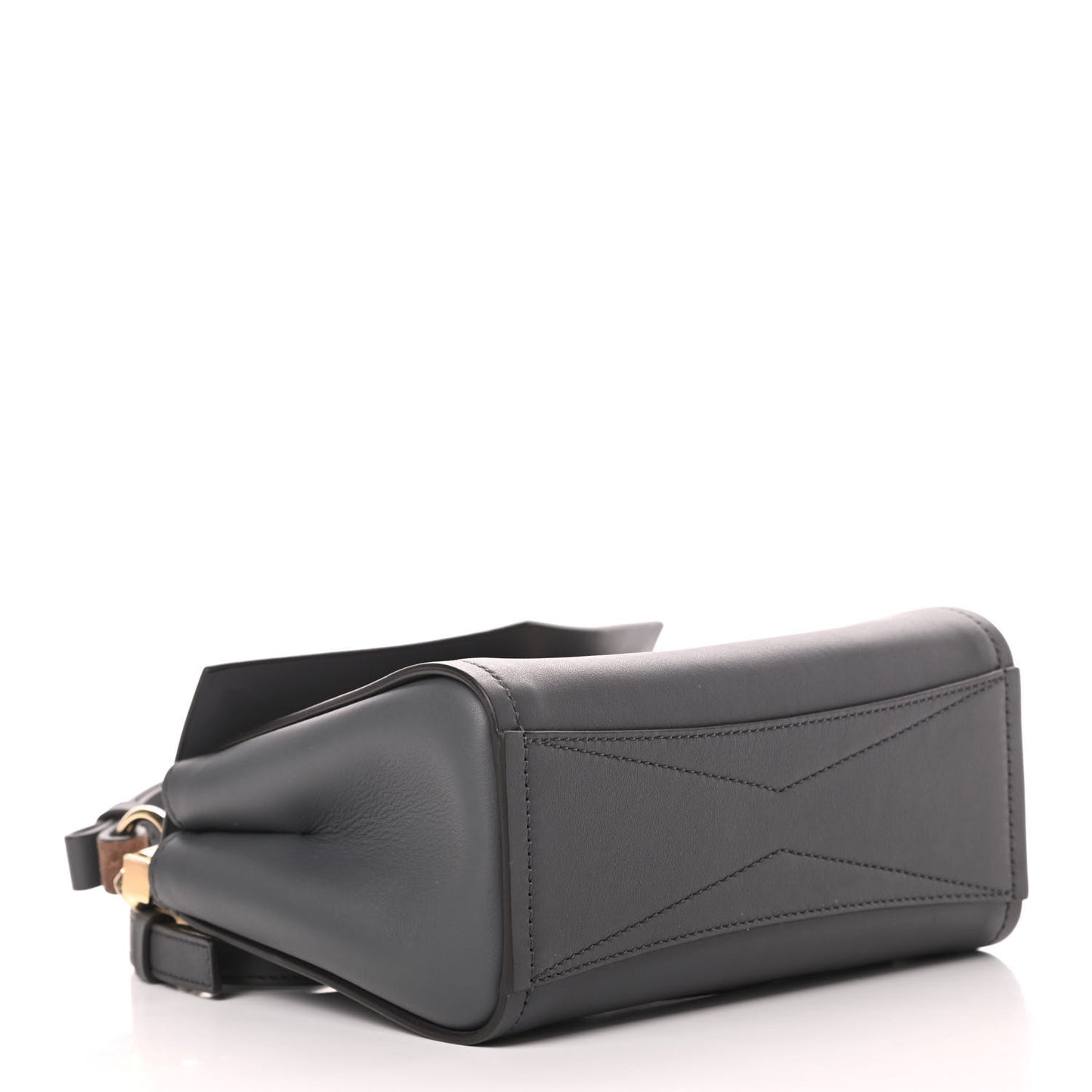 Calfskin Mini Mystic Shoulder Bag Storm Grey