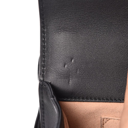 Gucci Calfskin Strawberry Embroidered Small Padlock Shoulder Bag Black 11 of 13