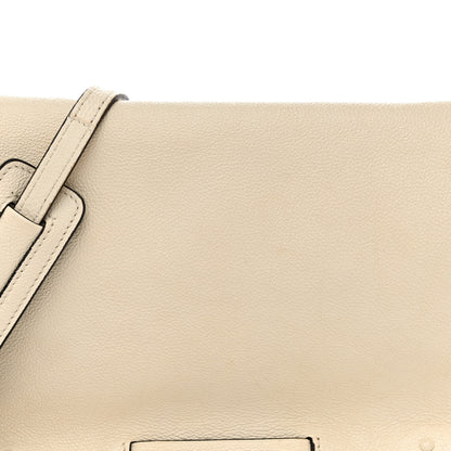 Prada Glace Calf Etiquette Flap Bianco Astra 8 of 14