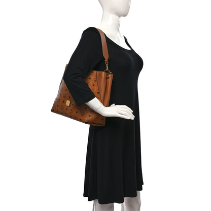 MCM Visetos Medium Klara Hobo Cognac 2 of 8