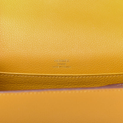 Hermes Evercolor Mini Sac Roulis Jaune Ambre 6 of 10