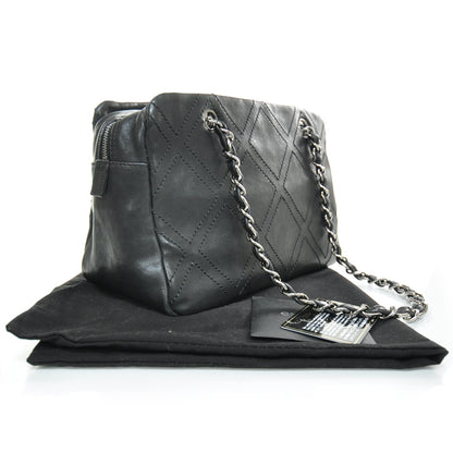 Chanel Caviar Small Diamond Stitch Tote Black 2 of 12