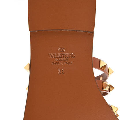 Valentino Garavani Calfskin Rockstud Flair Flat Thong Sandals 36 Selleria 6 of 8