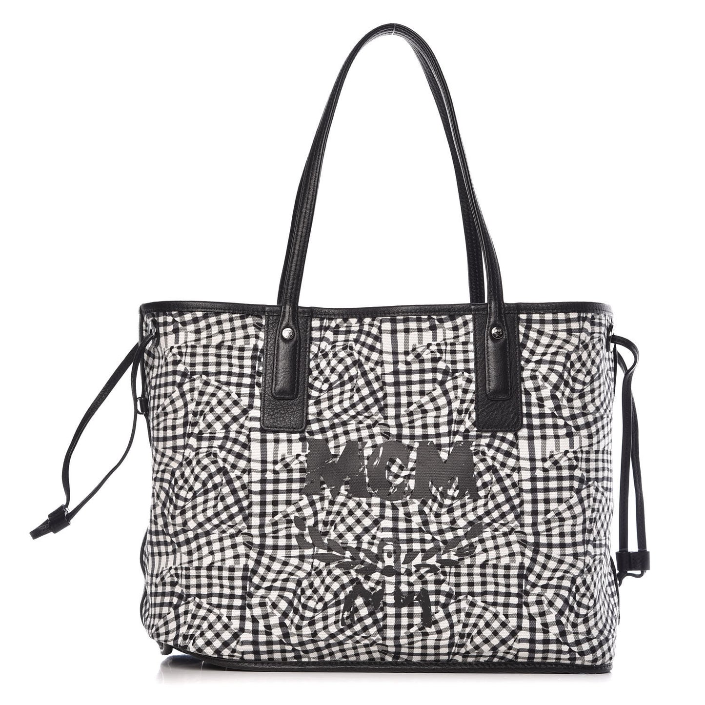 Visetos Medium Liz Reversible Shopper Tote Black