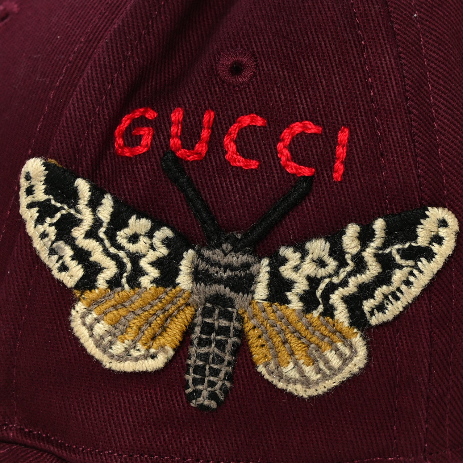 Gucci X MLB Cotton NY Yankees Baseball Hat 57-61 Lacquer 5 of 9
