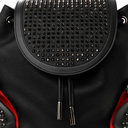 Christian Louboutin Calfskin Spiked Explorafunk Backpack Black 8 of 12