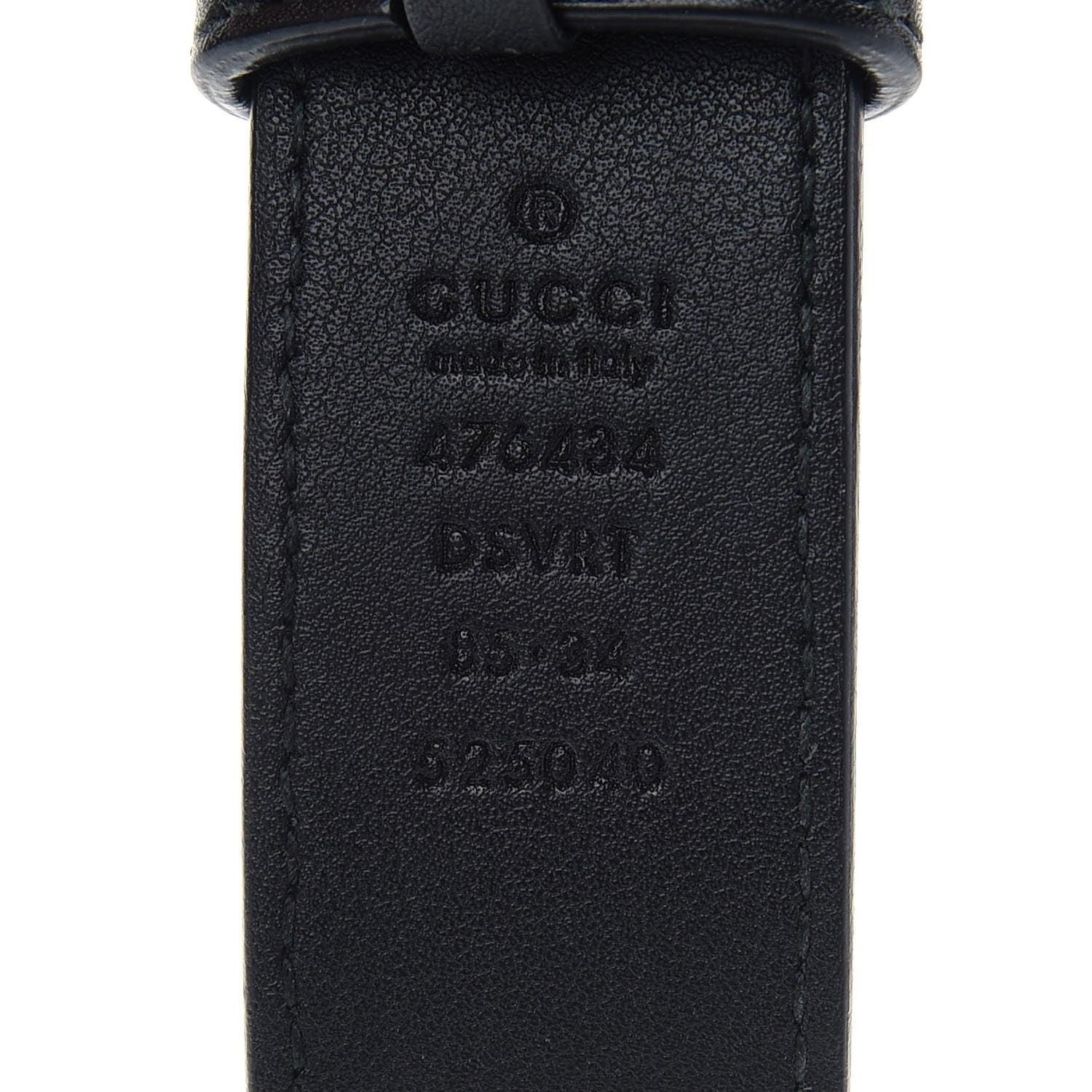 Gucci Calfskin Matelasse GG Marmont Belt Bag 85 34 Black 9 of 9