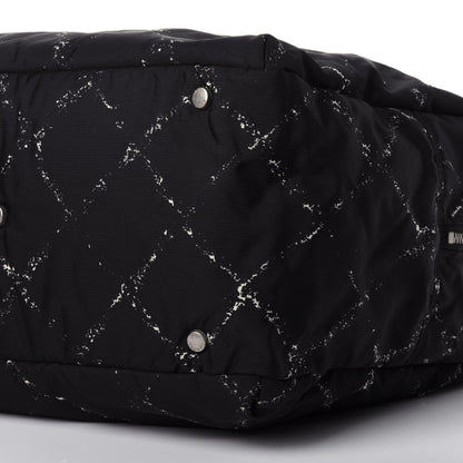Chanel Nylon Travel Duffel Bag Black 10 of 11