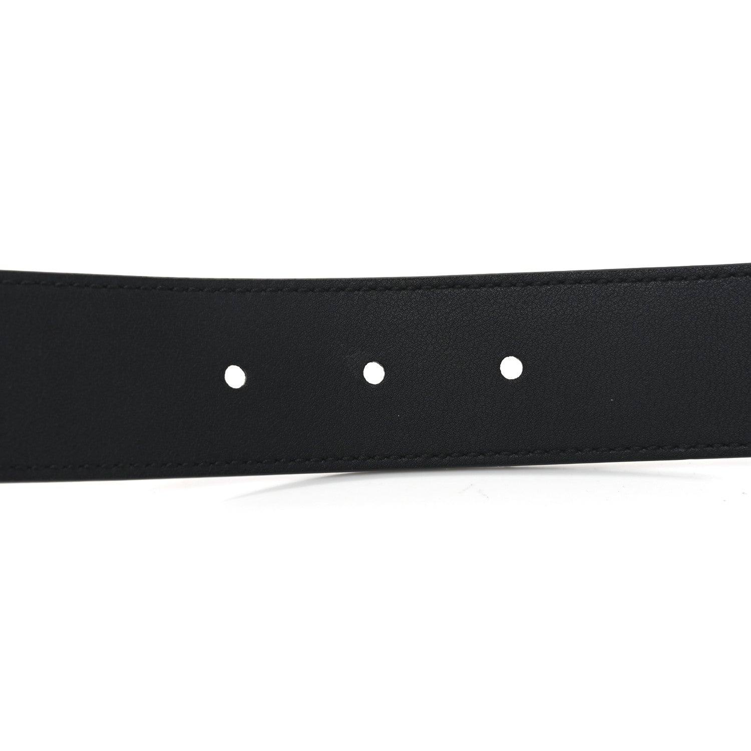Gucci Ciny Calfskin Lux Snakeskin Torchon 95 38 Belt Black 5 of 5