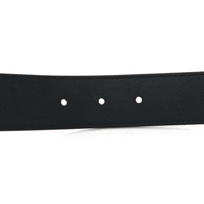 Gucci Ciny Calfskin Lux Snakeskin Torchon 95 38 Belt Black 5 of 5