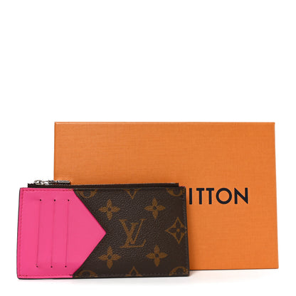 Louis Vuitton Monogram Calfskin Coin Card Holder Rose 7 of 7