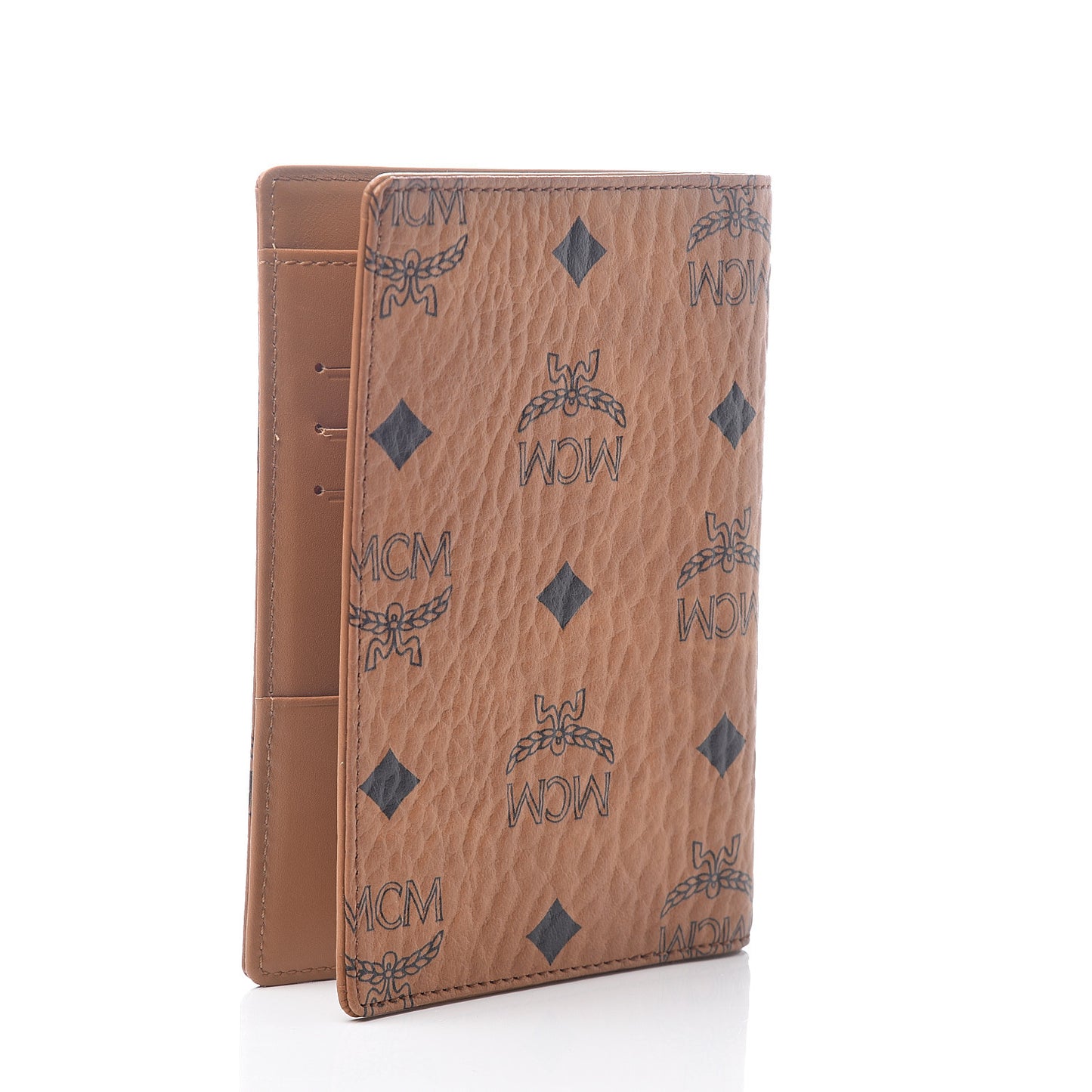 Visetos Heritage Bi-Fold Card Case Cognac