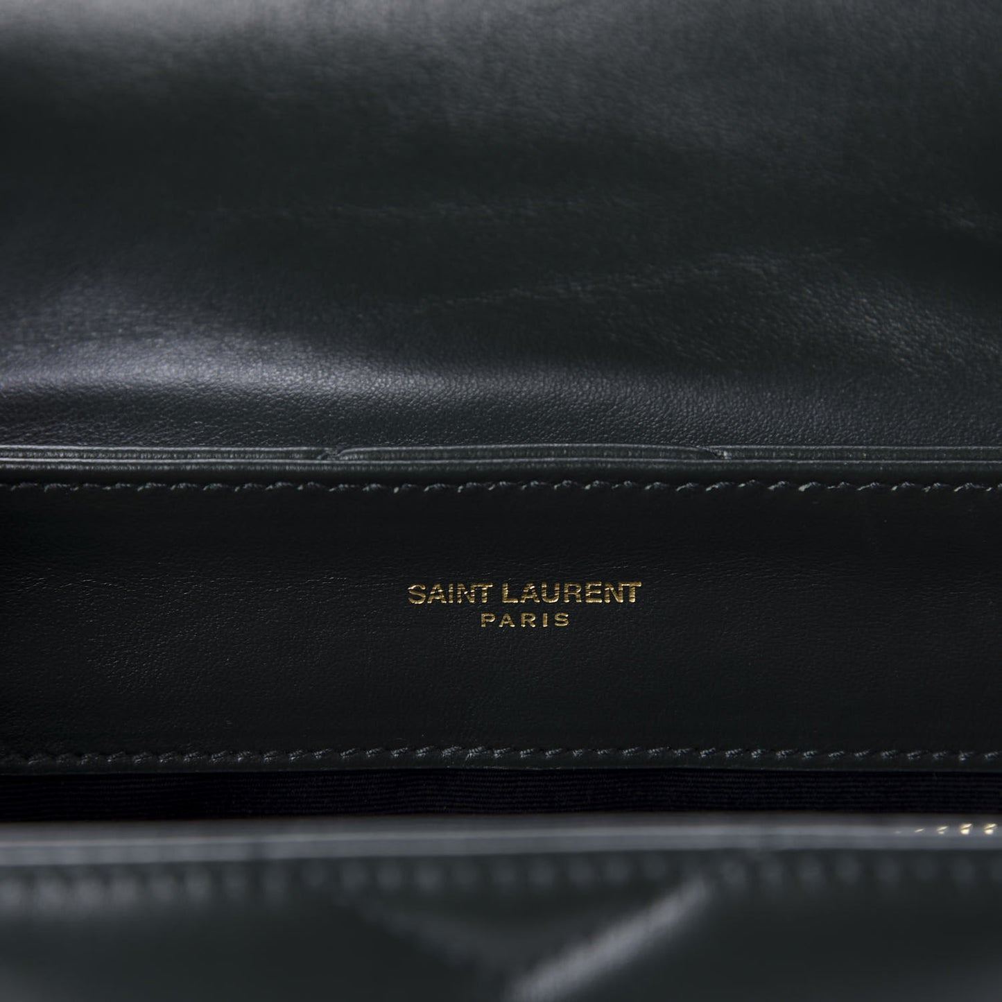 Calfskin Y Quilted Monogram Small Loulou Chain Satchel Olive