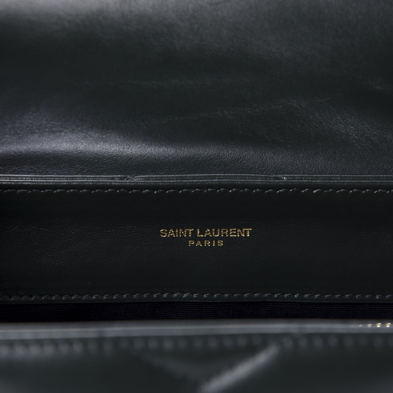 Saint Laurent Calfskin Y Quilted Monogram Small Loulou Chain Satchel Olive 10 of 11