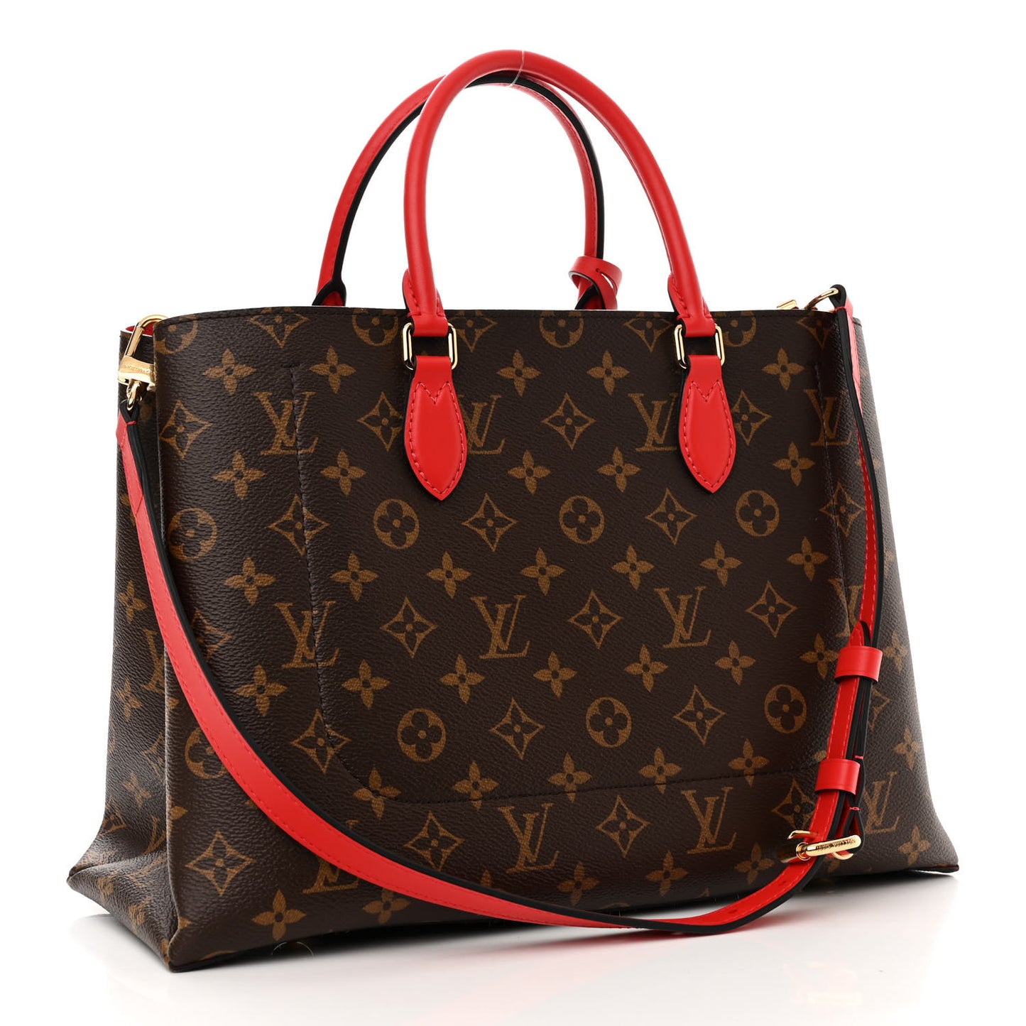 Monogram Flower Tote Coquelicot