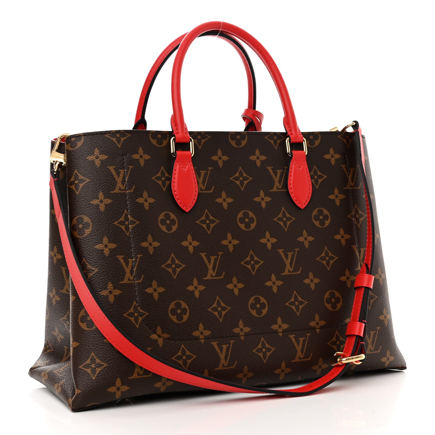 Louis Vuitton Monogram Flower Tote Coquelicot 3 of 12