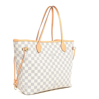 Louis Vuitton Damier Azur Neverfull MM 3 of 7