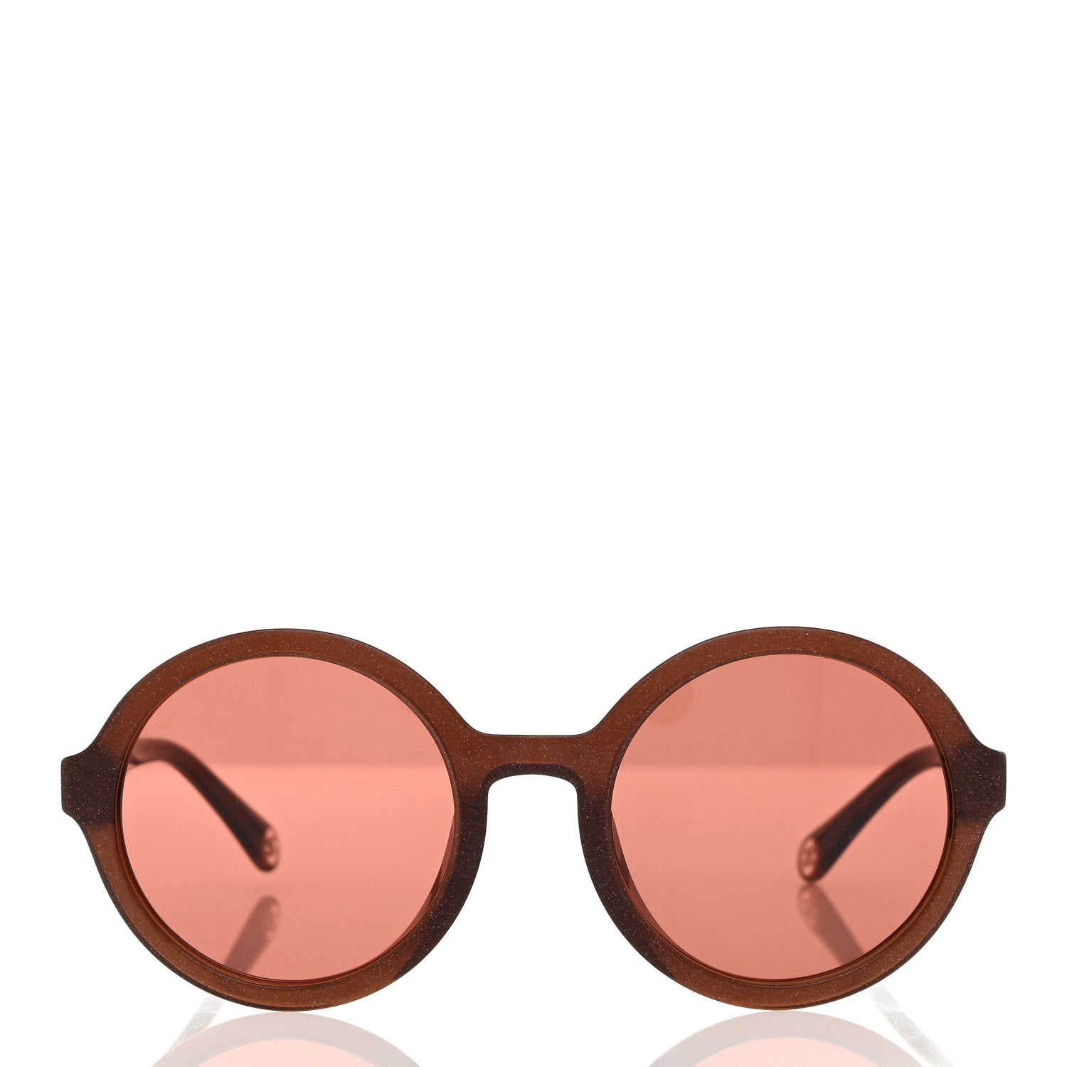 Chanel Acetate Polarized Round Glitter Sunglasses 5522U Brown 2 of 8