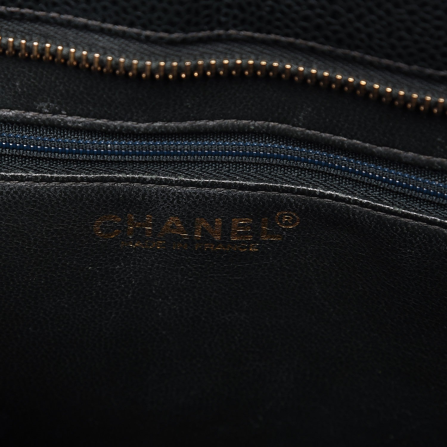 Chanel Caviar Quilted Medallion Tote Dark Green 6 of 11