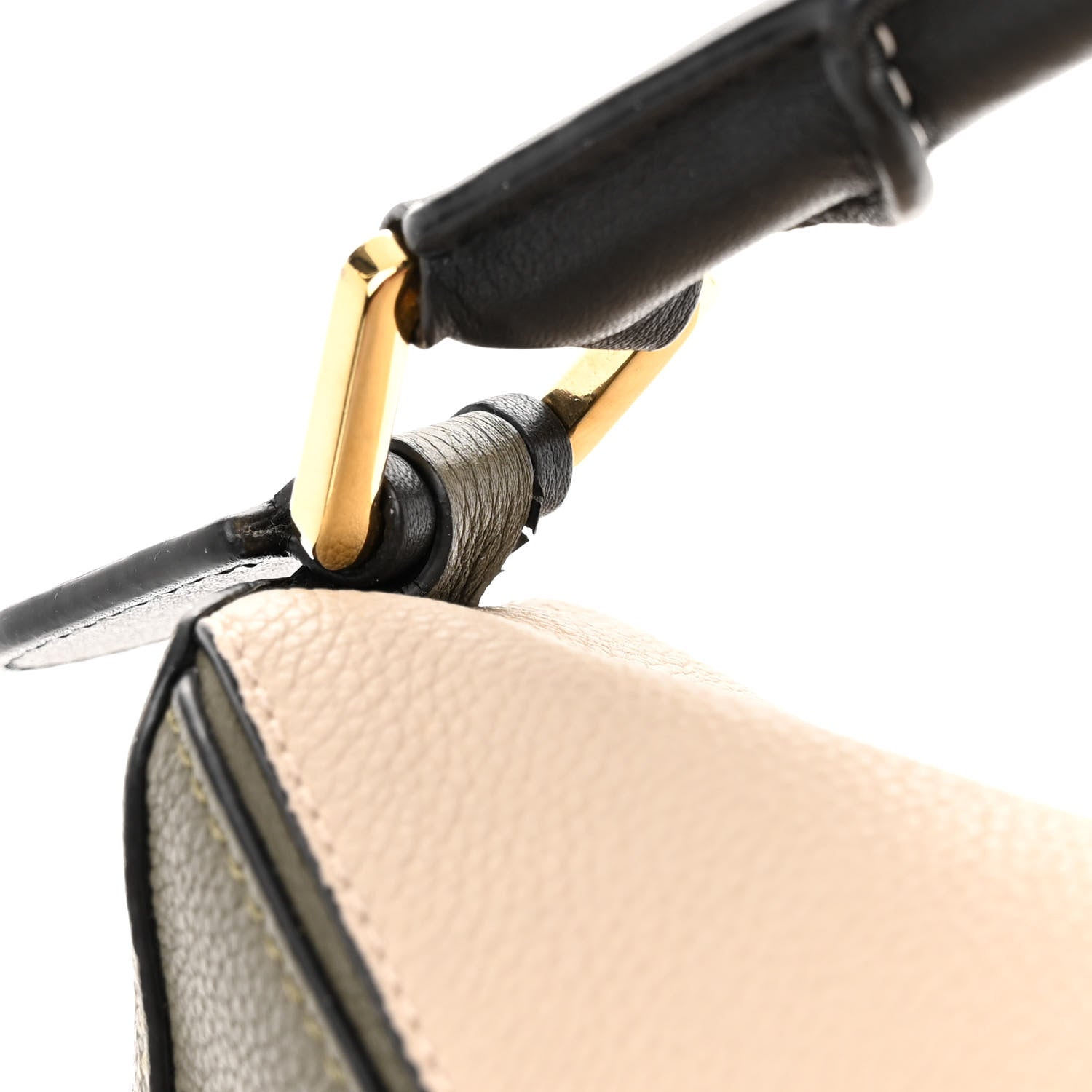 Loewe Grained Calfskin Medium Puzzle Bag Oat Khaki Green 18 of 19