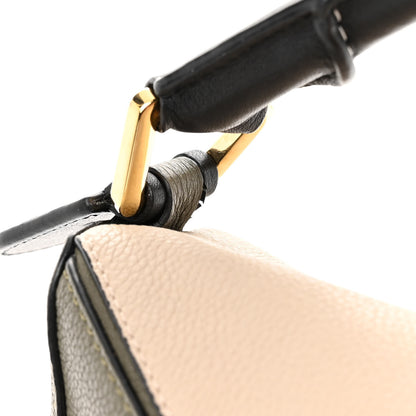 Loewe Grained Calfskin Medium Puzzle Bag Oat Khaki Green 18 of 19