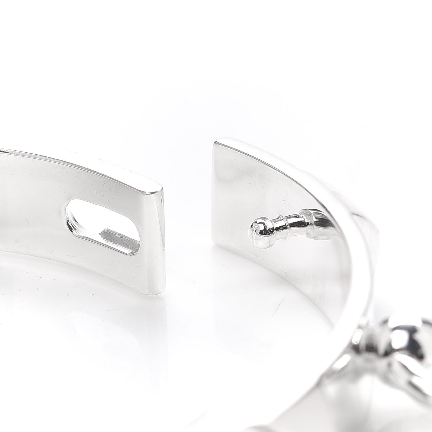 Hermes Sterling Silver PM Collier De Chien Bracelet SH 5 of 6