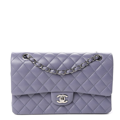 Chanel Lambskin Quilted Medium Double Flap Light Purple 1 of 11