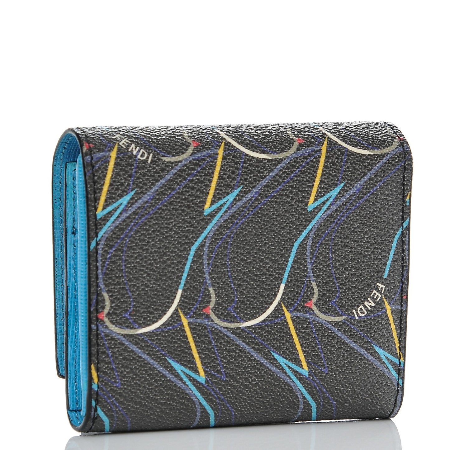 Vitello Elite QuTweet Compact Wallet Asfalto Multicolor