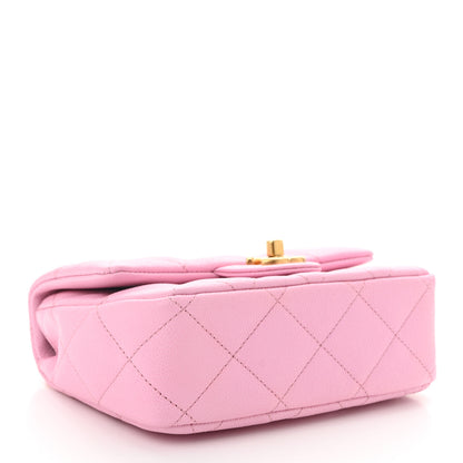 Chanel Caviar Quilted Mini Sweetheart Flap Lilac 4 of 11